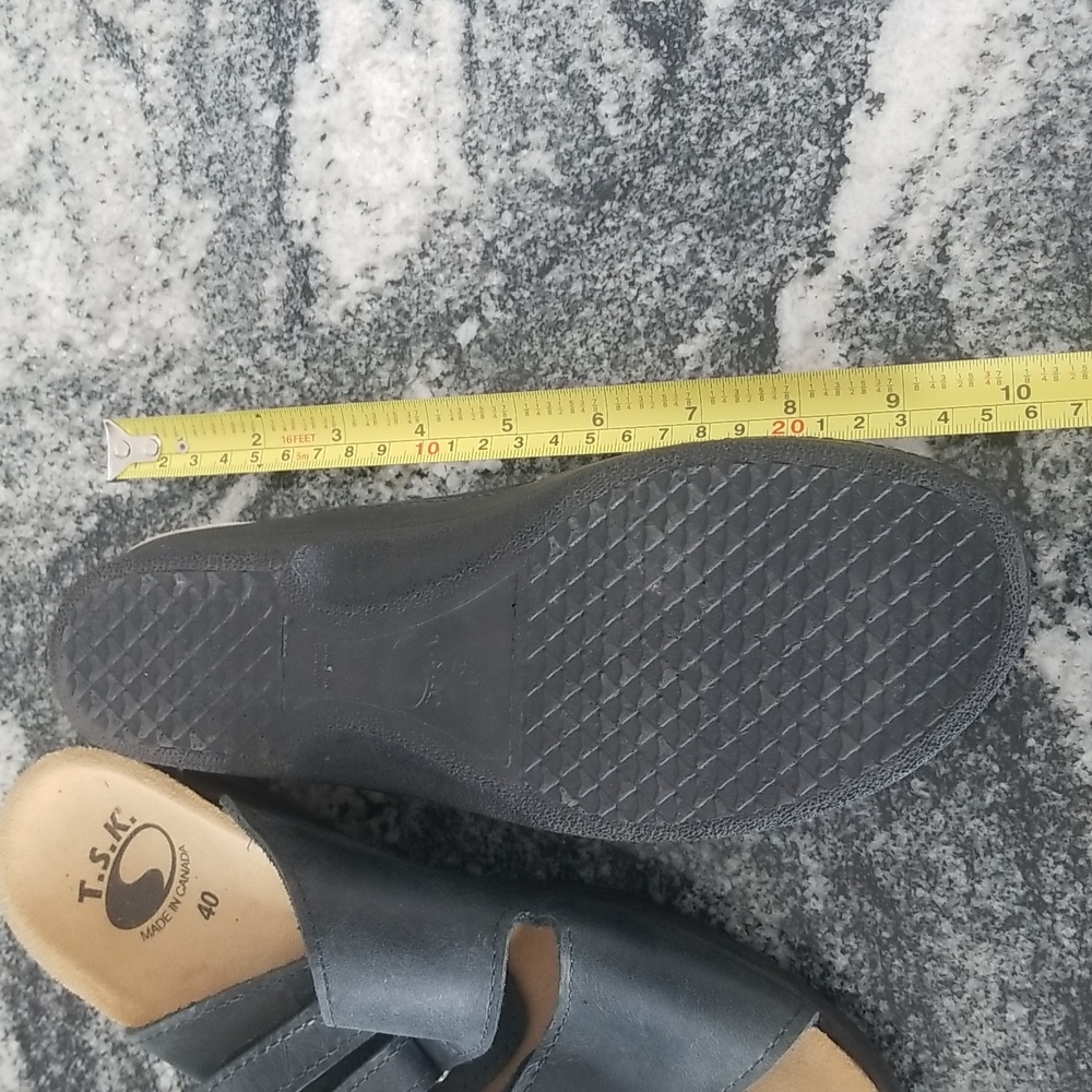 T.S.K. Made in Canada ❤ Sz 40 ❤ Like New ❤ Handmade Sustainable Leather European - Picture 8 of 10